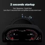 Wholesale Price 12.3-INCH Screen LCD Instrument Panel Dashboard Speedometer Digital Cluster for bmw X5 X6 E70 E71 2006-2013