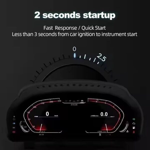 Wholesale Price 12.3-INCH Screen LCD Instrument Panel Dashboard Speedometer Digital Cluster for bmw X5 X6 E70 E71 2006-2013