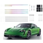 Direct Selling for Porsche Taycan (2019-2024) Interior Auto Lighting Upgrade Colorful Ambient Light Illumination